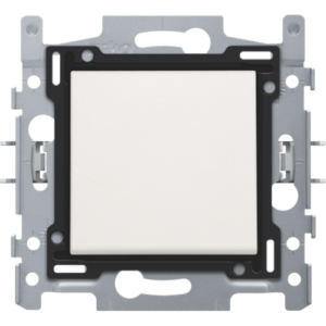 Schakelaar 1P wit steekklemmen