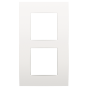 Afdekplaat INTENSE 2-voud.60mm verti wit