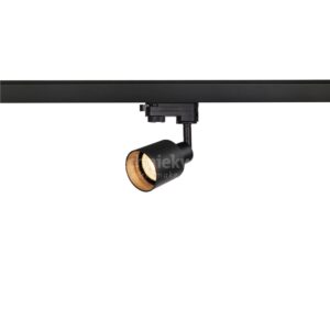 SLV PURI TRACK railspot GU10 zwart voor 3 fase rail